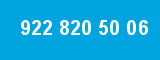 922 820 50 06